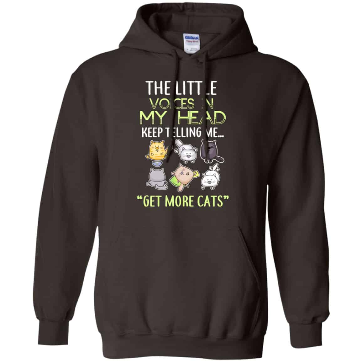 The Little Voices In My Head Keep Telling Me Get More Cats Shirt, Hoodie, Tank