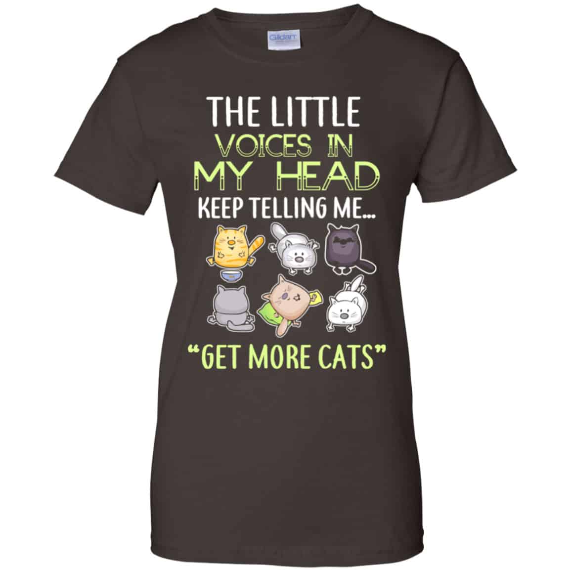 The Little Voices In My Head Keep Telling Me Get More Cats Shirt, Hoodie, Tank