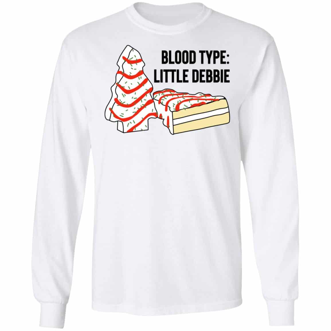 Blood Type Little Debbie Shirt, Hoodie, Tank