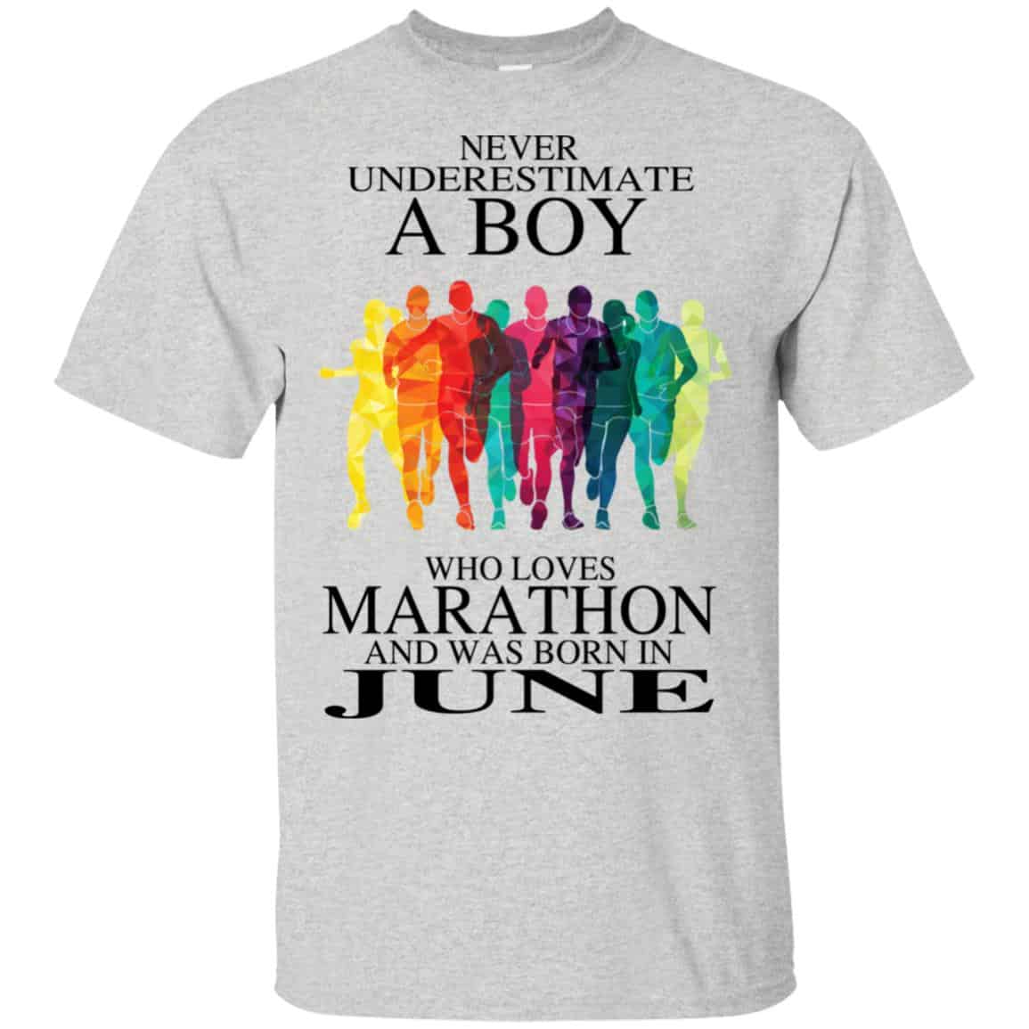 A Boy Who Loves Marathon And Was Born In June T-Shirts, Hoodie, Tank