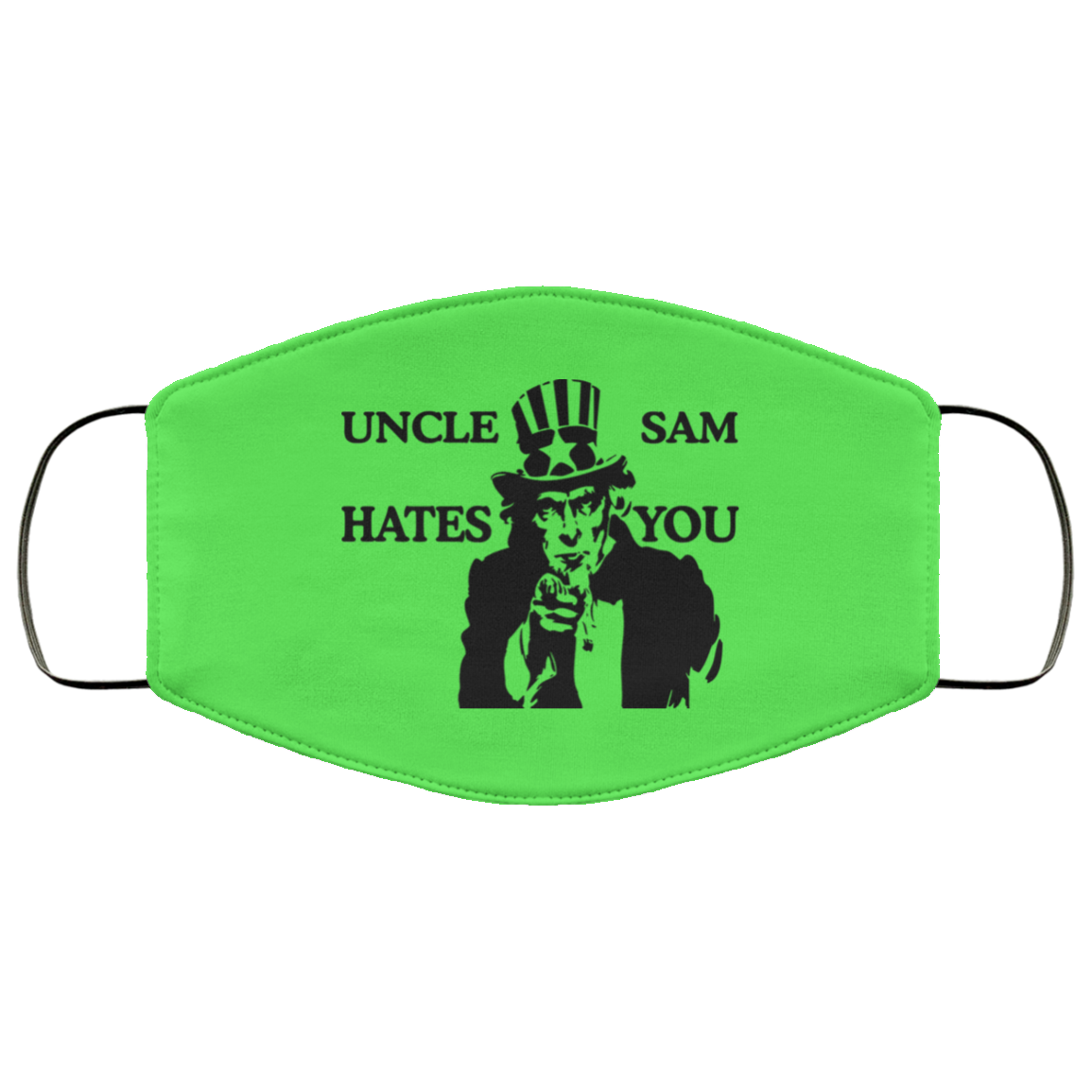 Uncle Sam Hates You Face Mask