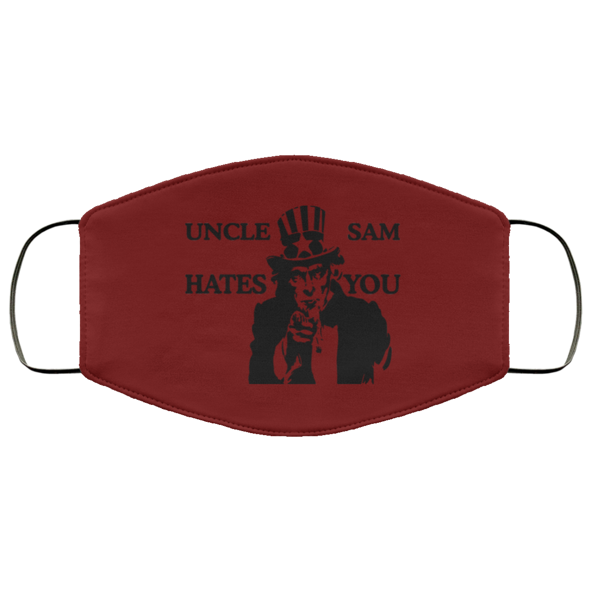 Uncle Sam Hates You Face Mask