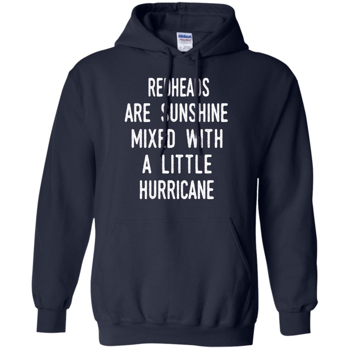 Redhead Girls Are Sunshine Mixed With A Little Hurricane T-Shirts, Hoodie, Tank