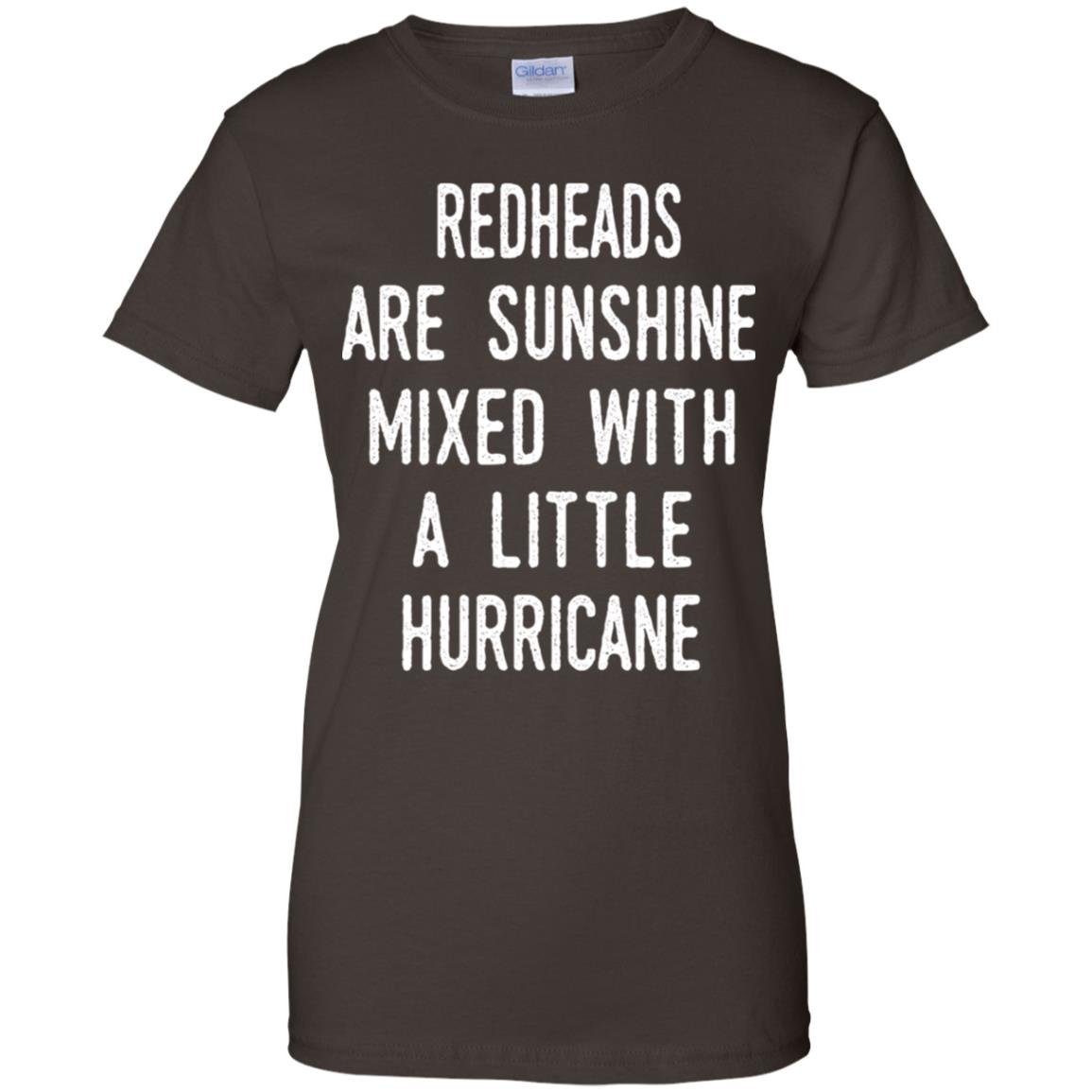 Redhead Girls Are Sunshine Mixed With A Little Hurricane T-Shirts, Hoodie, Tank