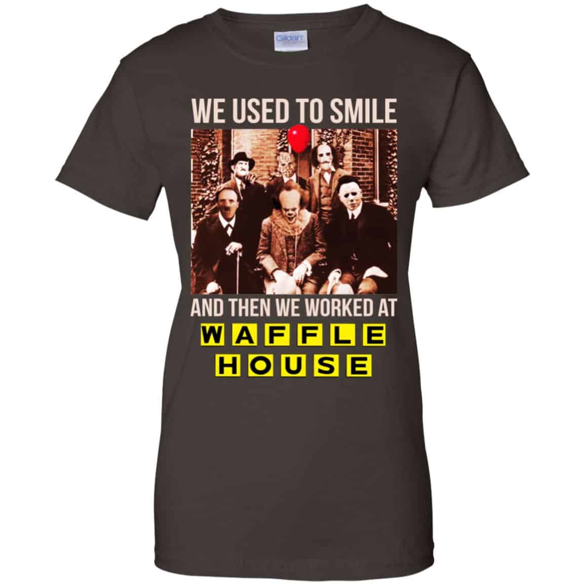 We Used To Smile And Then We Worked At Waffle House Halloween Shirt, Hoodie, Tank