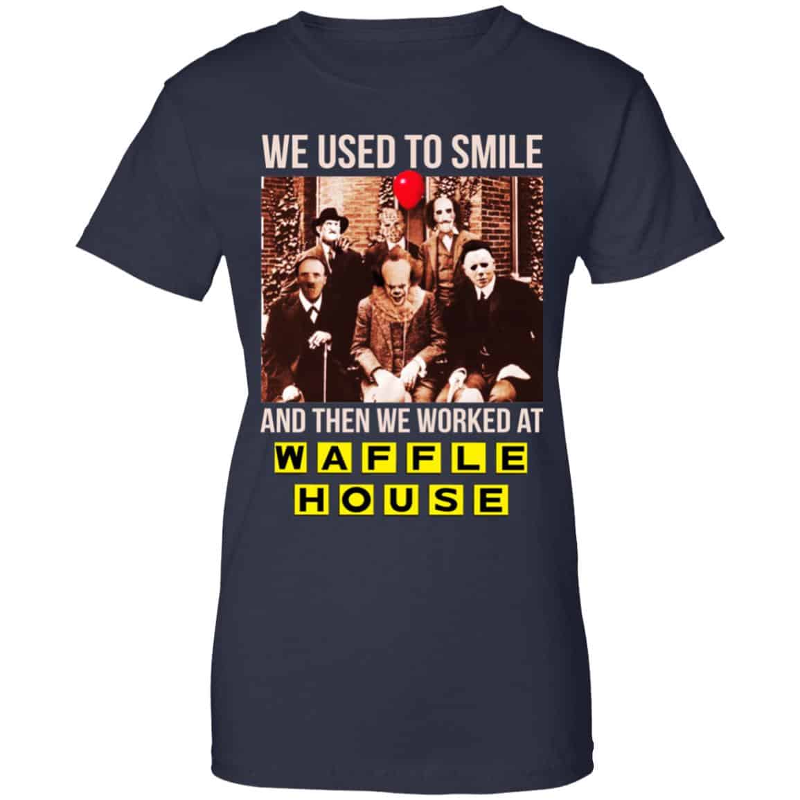 We Used To Smile And Then We Worked At Waffle House Halloween Shirt, Hoodie, Tank