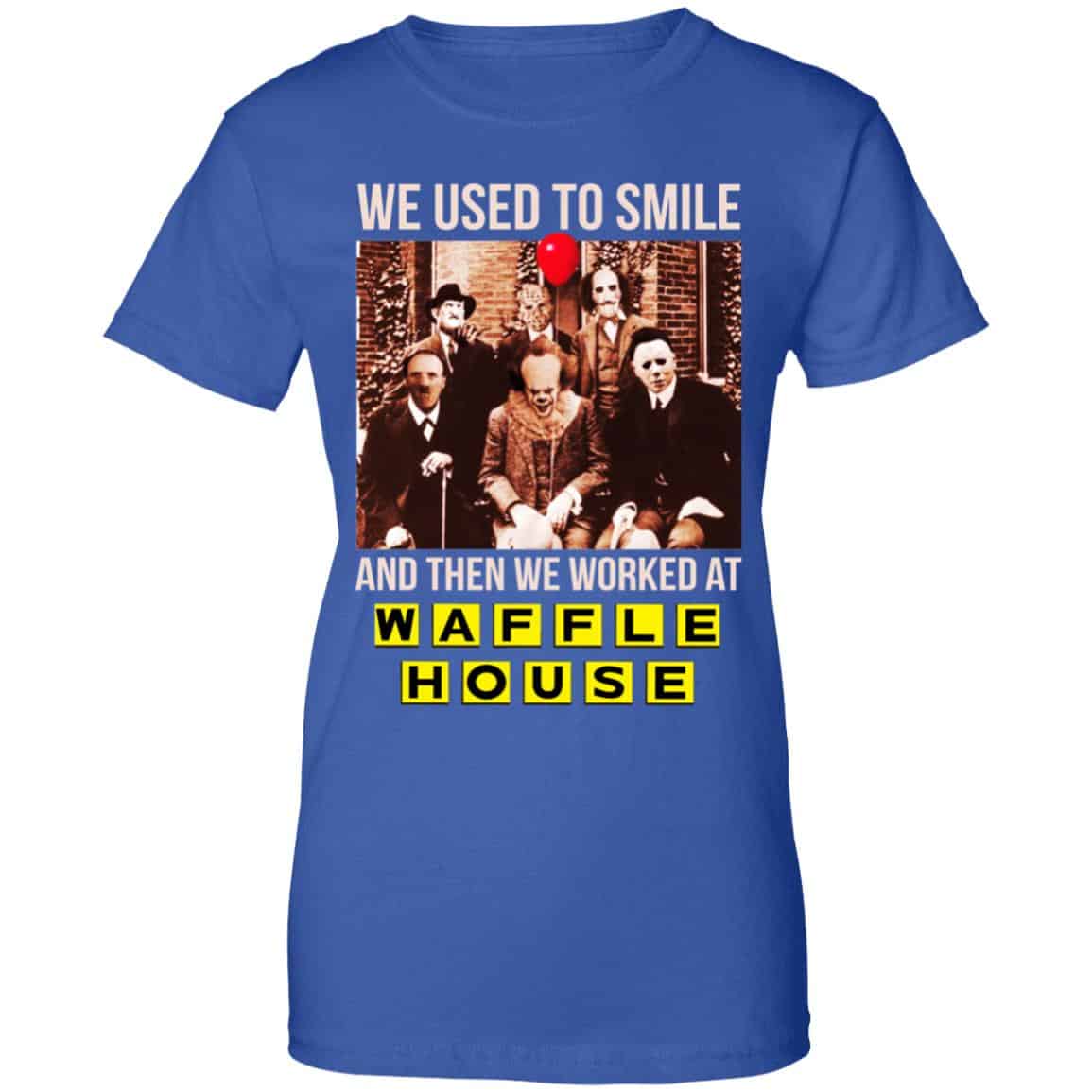 We Used To Smile And Then We Worked At Waffle House Halloween Shirt, Hoodie, Tank