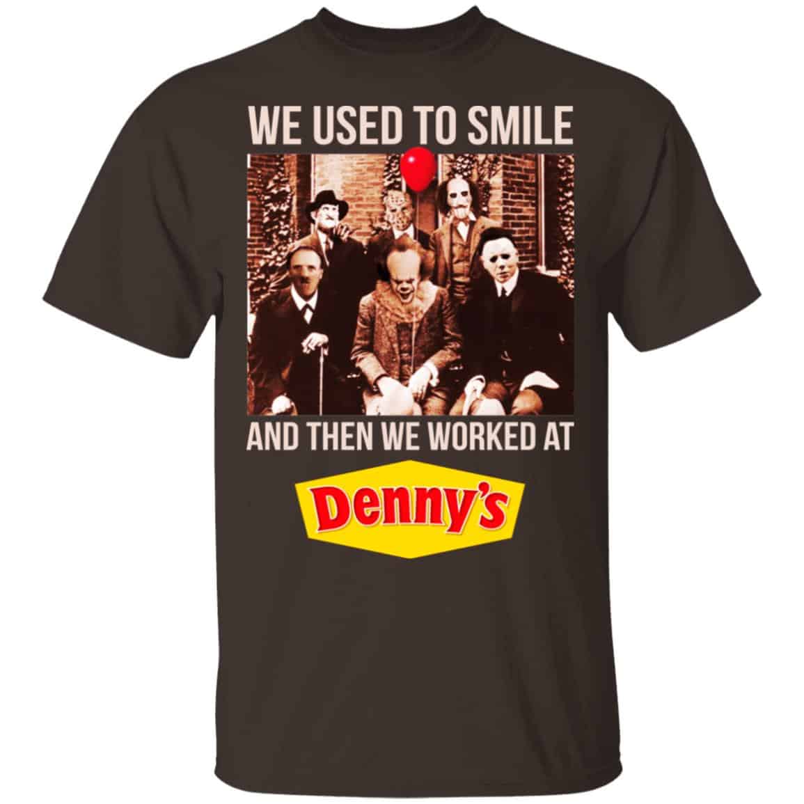We Used To Smile And Then We Worked At Denny’s Halloween Shirt, Hoodie, Tank