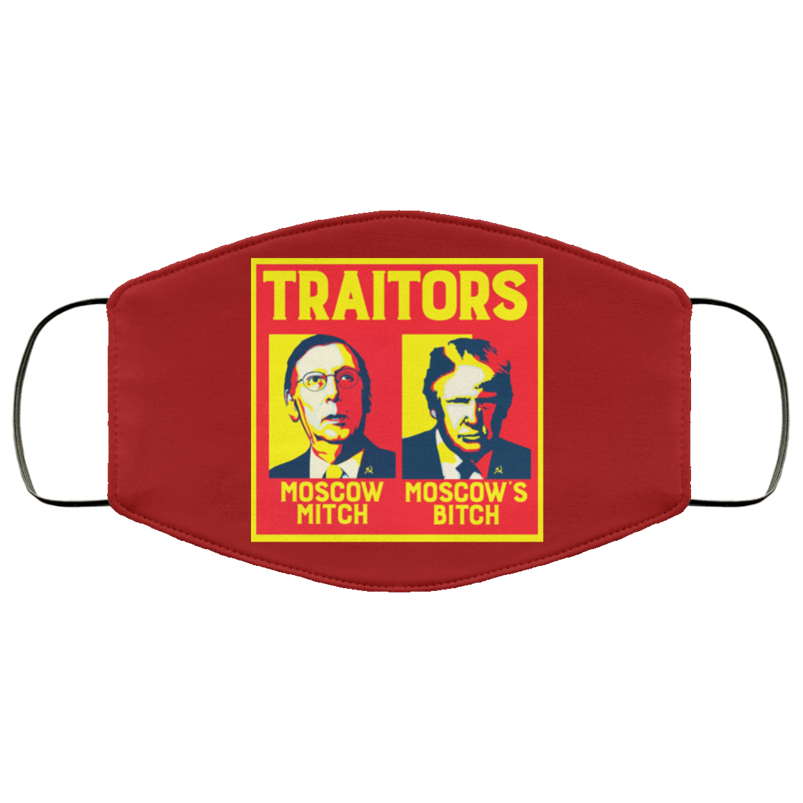 Traitors Ditch Moscow Mitch Face Mask