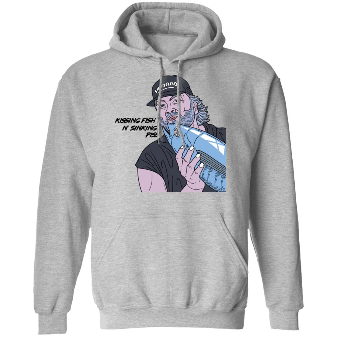 Shimano Kissing Fish N Sinking Piss Shirt, Hoodie, Tank