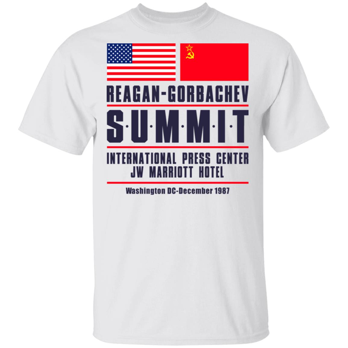 Reagan-Gorbachev Summit International Press Center Jw Marriot Hotel Shirt, Hoodie, Tank