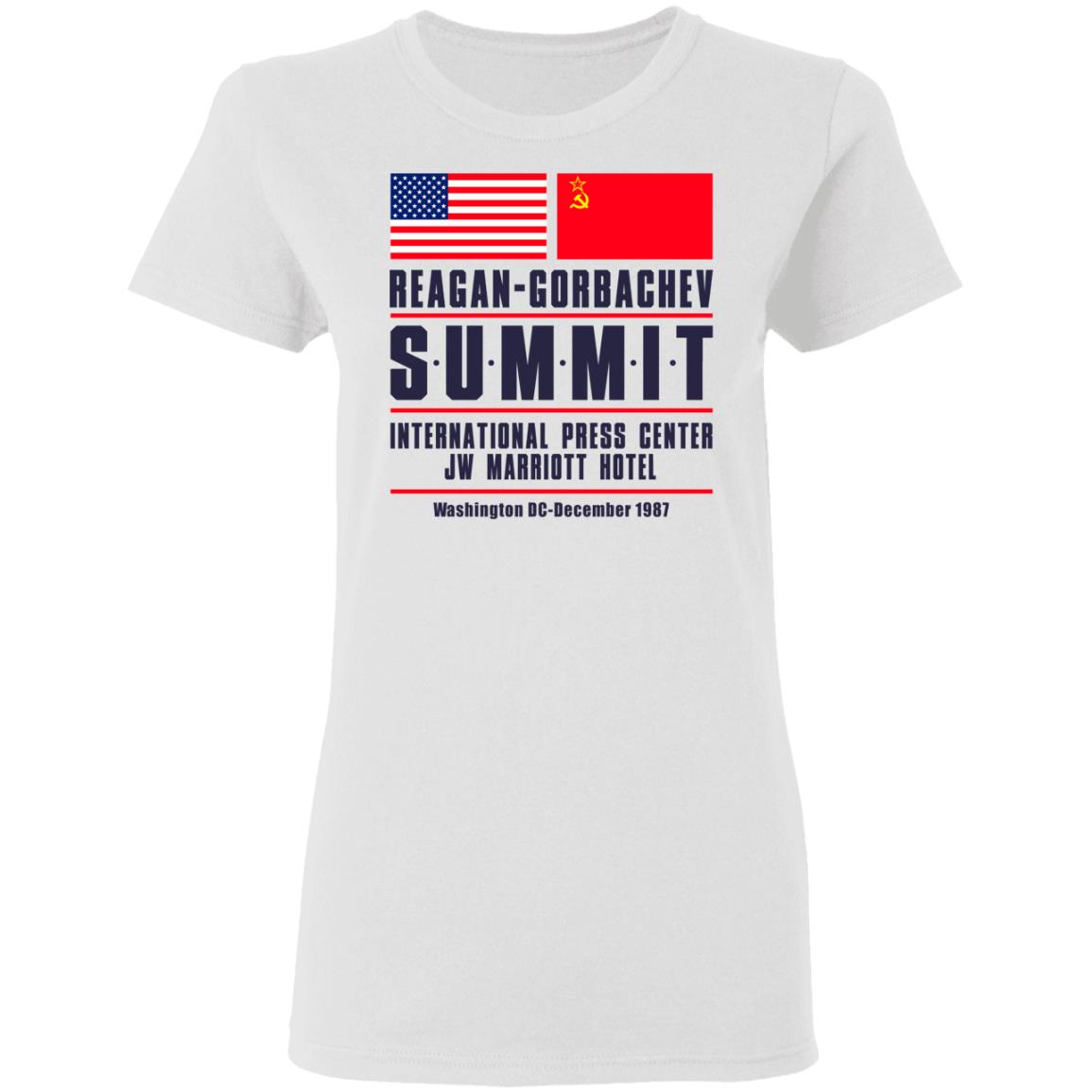 Reagan-Gorbachev Summit International Press Center Jw Marriot Hotel Shirt, Hoodie, Tank