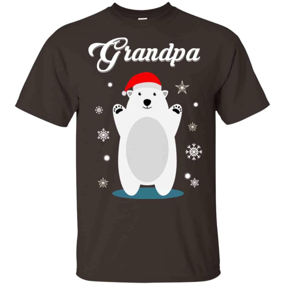 Grandpa Bear Christmas Santa Pajamas T-Shirts, Hoodie, Sweater