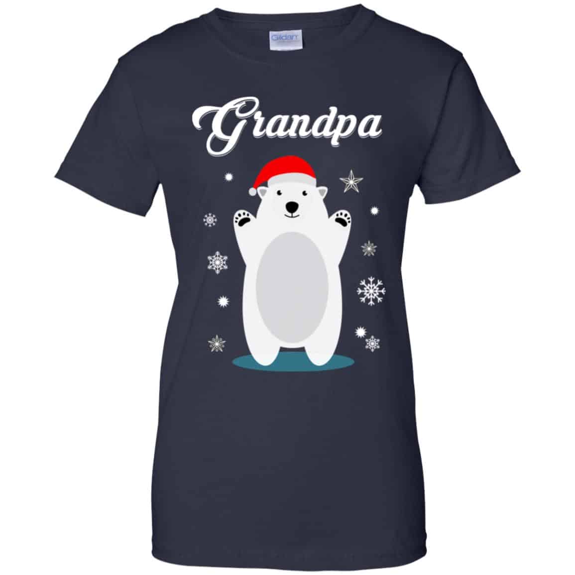 Grandpa Bear Christmas Santa Pajamas T-Shirts, Hoodie, Sweater