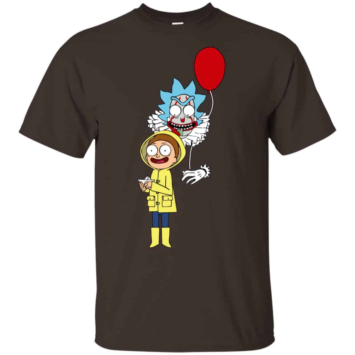 Rick and Morty IT shirt: Pennywise Rick And Morty Halloween Shirt, Hoodie, Tank