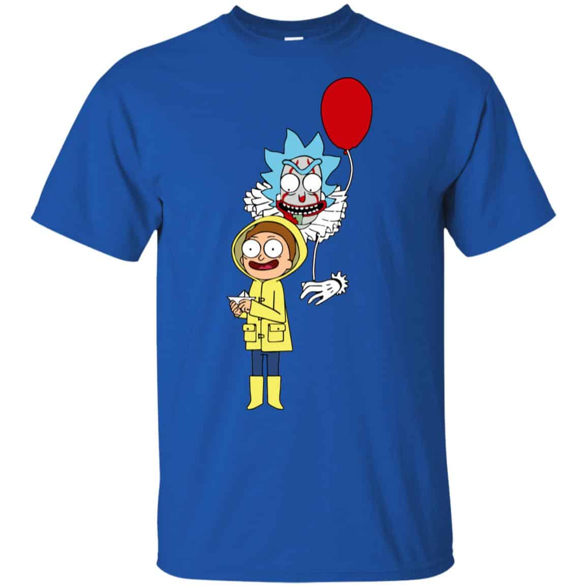 Rick and Morty IT shirt: Pennywise Rick And Morty Halloween Shirt, Hoodie, Tank