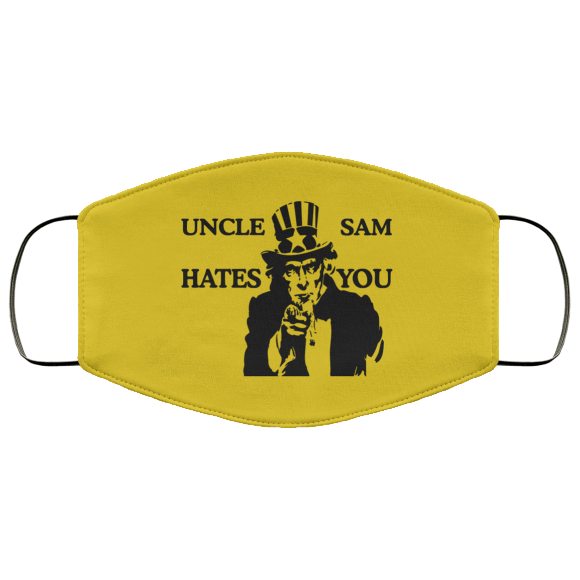 Uncle Sam Hates You Face Mask