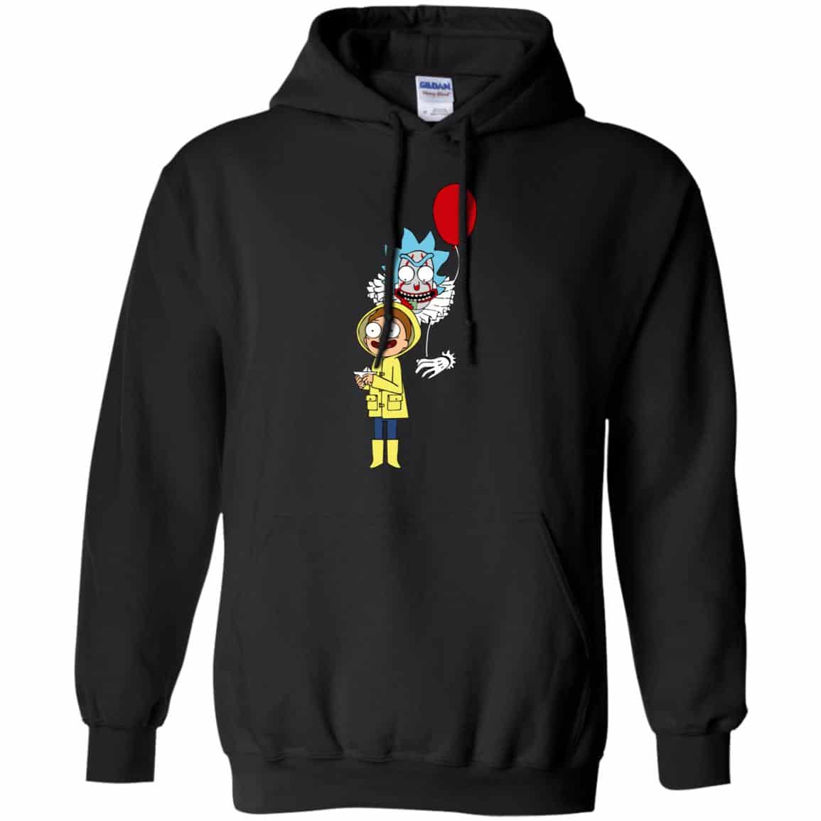 Rick and Morty IT shirt: Pennywise Rick And Morty Halloween Shirt, Hoodie, Tank