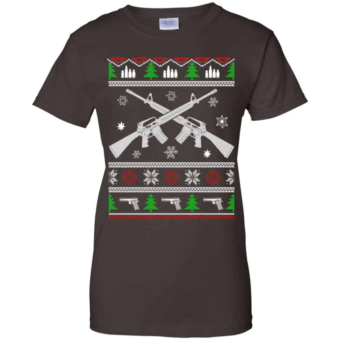 I Want Rifle Guns For Christmas Ugly Christmas Sweater, T-Shirts, Hoodie