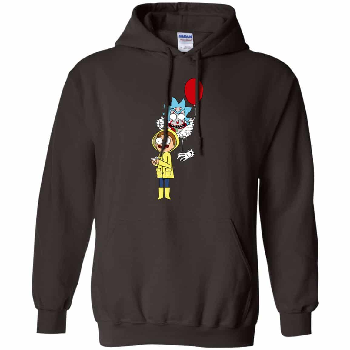 Rick and Morty IT shirt: Pennywise Rick And Morty Halloween Shirt, Hoodie, Tank