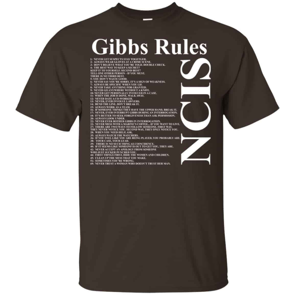 NCIS Gibbs Rules Shirt, Hoodie, Tank