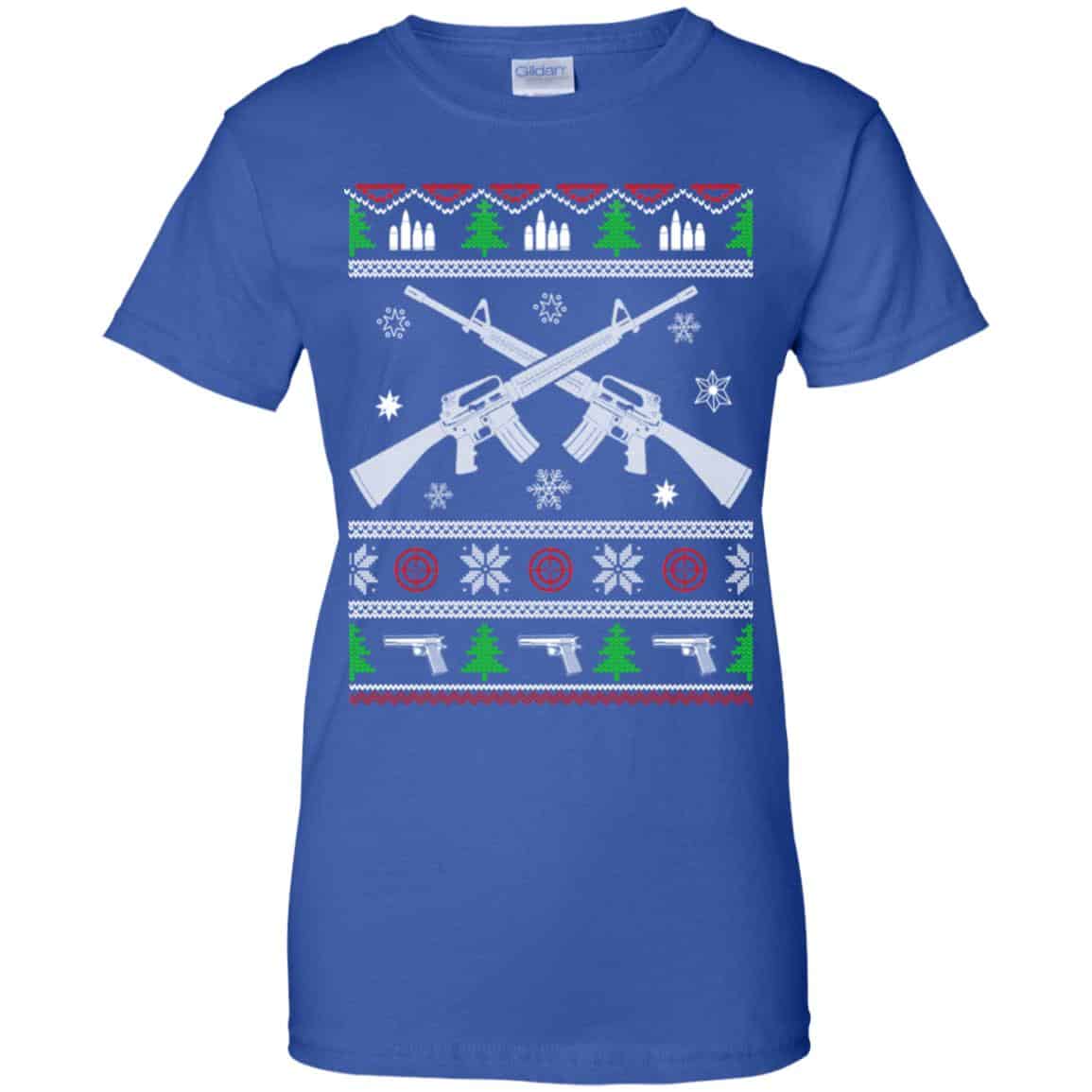 I Want Rifle Guns For Christmas Ugly Christmas Sweater, T-Shirts, Hoodie