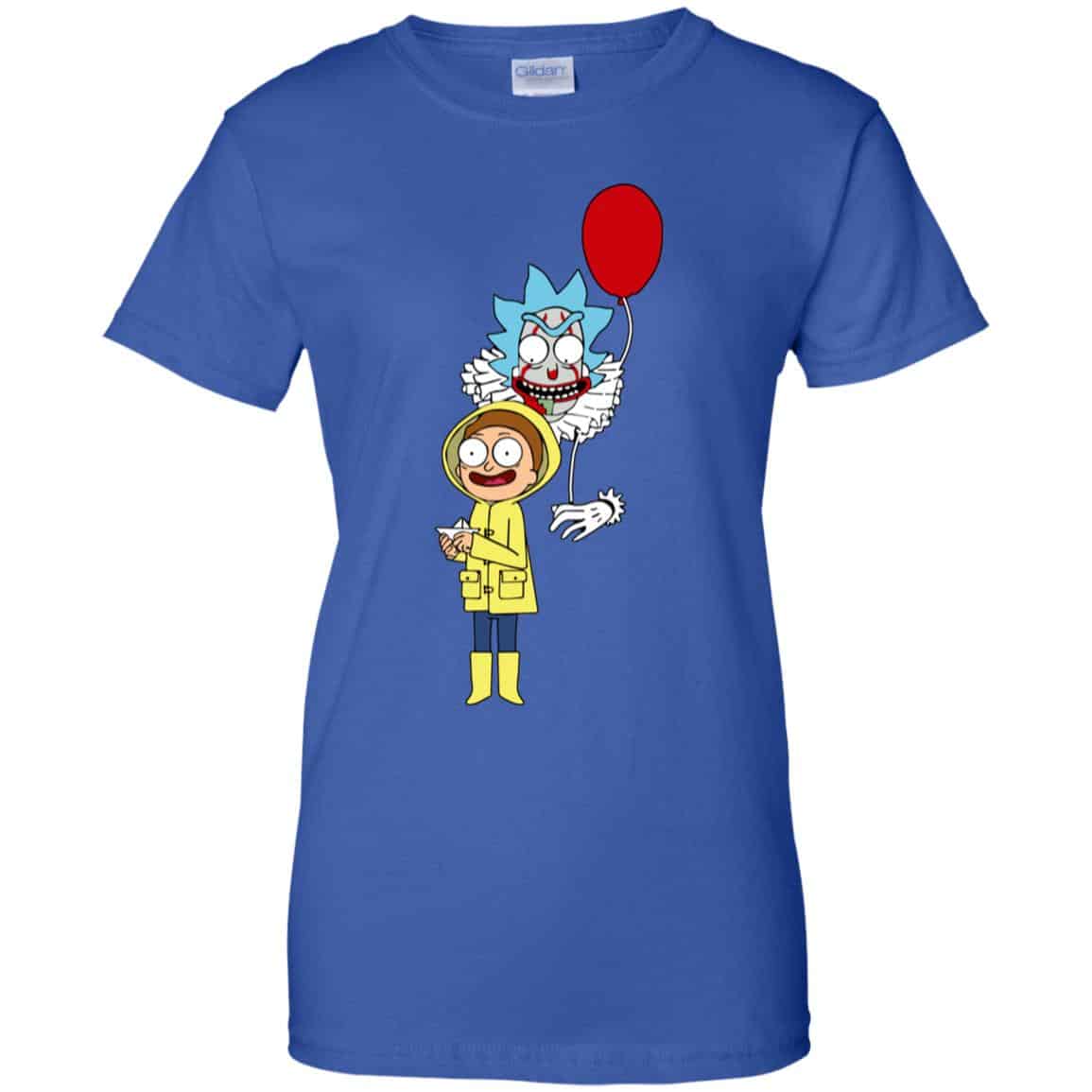 Rick and Morty IT shirt: Pennywise Rick And Morty Halloween Shirt, Hoodie, Tank
