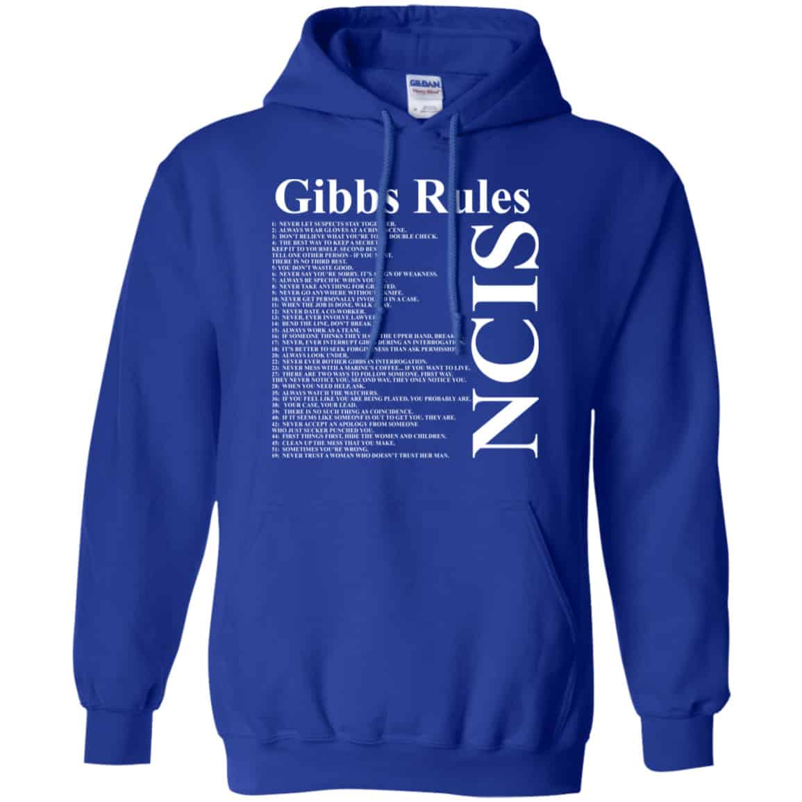 NCIS Gibbs Rules Shirt, Hoodie, Tank