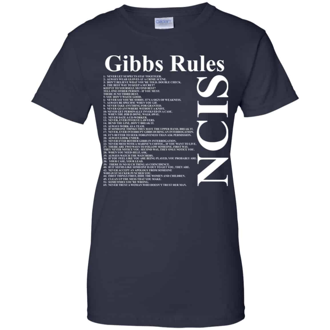 NCIS Gibbs Rules Shirt, Hoodie, Tank