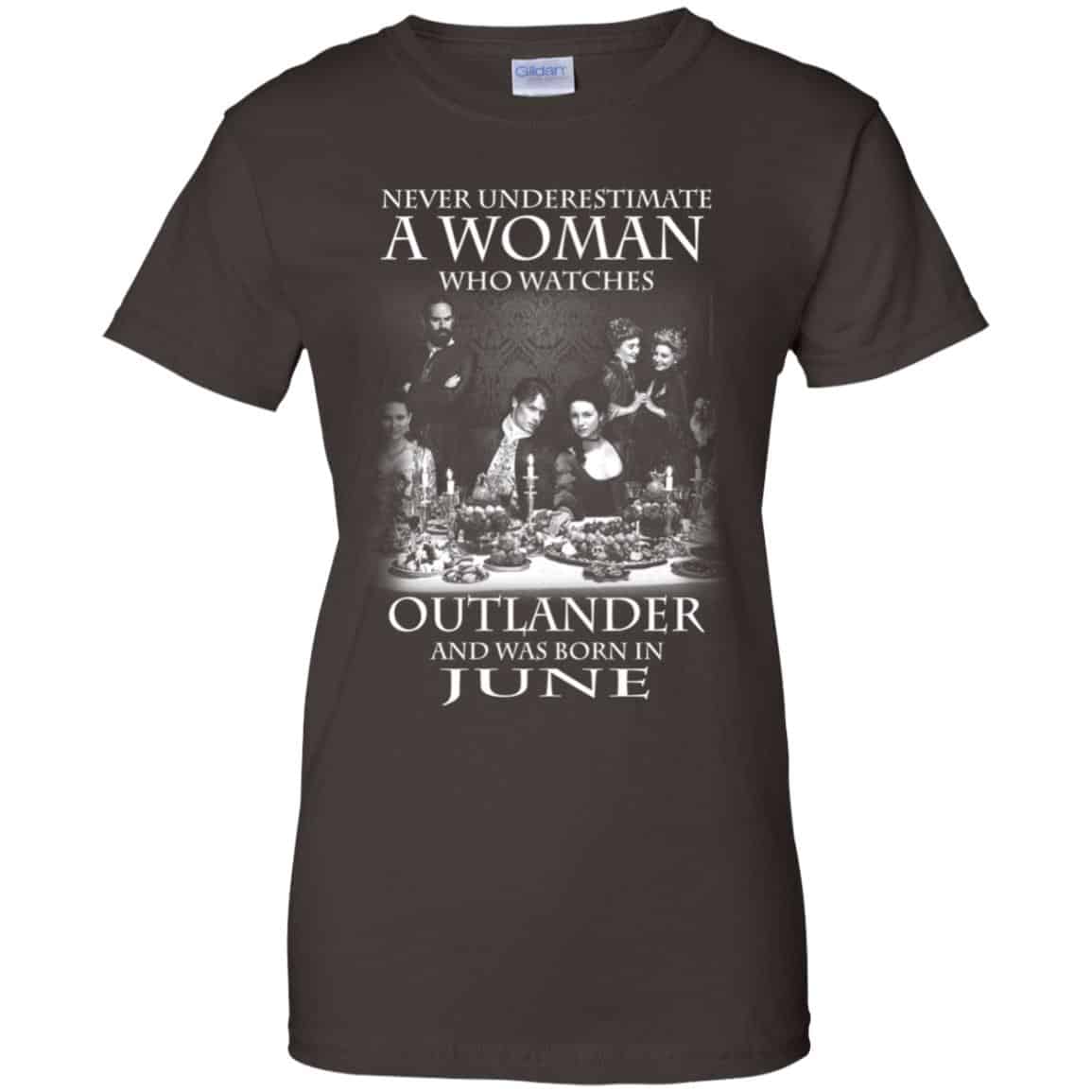 A Woman Who Watches Outlander And Was Born In June T-Shirts, Hoodie, Tank