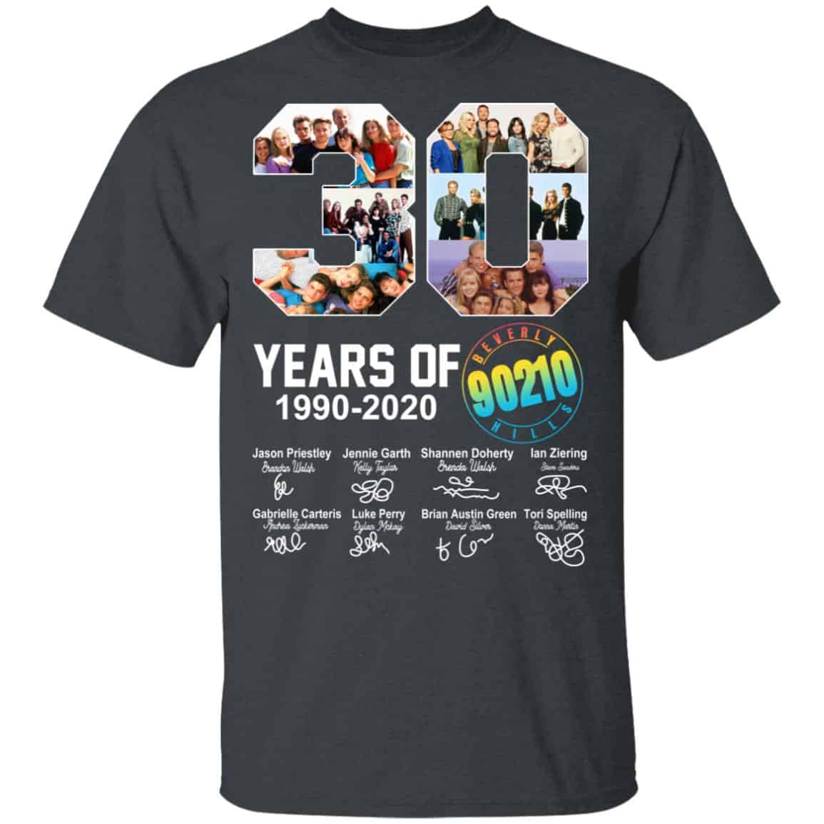 30 Years Of Beverly Hills 90210 1990 2020 Signature Shirt, Hoodie, Tank