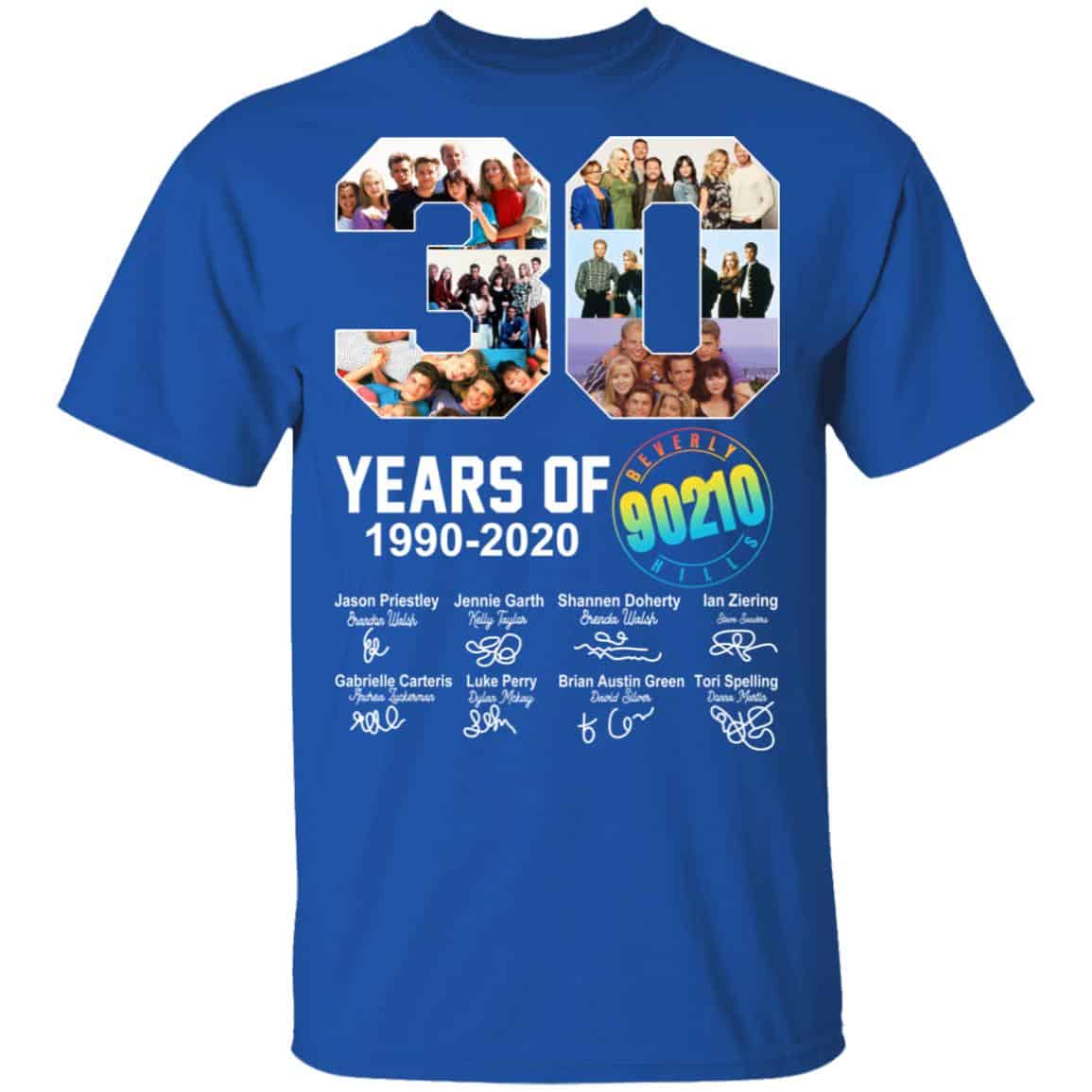 30 Years Of Beverly Hills 90210 1990 2020 Signature Shirt, Hoodie, Tank