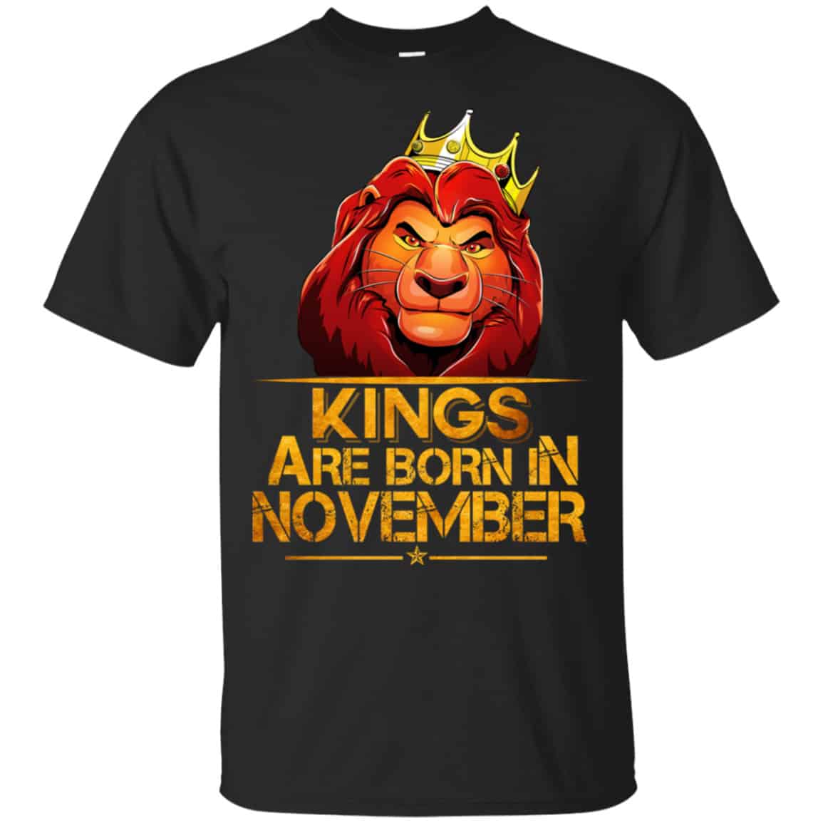 Lion King Are Born In November Shirt, Hoodie, Tank