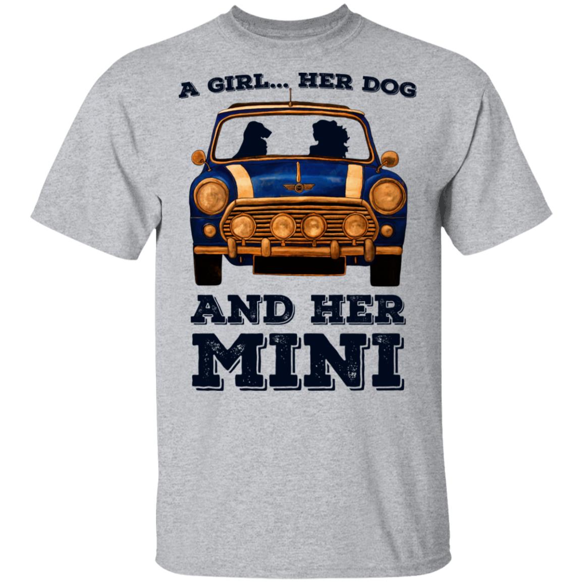 A Girl Her Dog And Her Mini Shirt, Hoodie, Tank