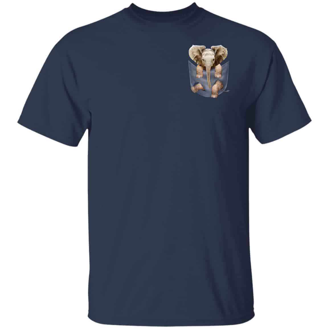 Baby Elephant Inside Pocket Shirt, Hoodie, Tank