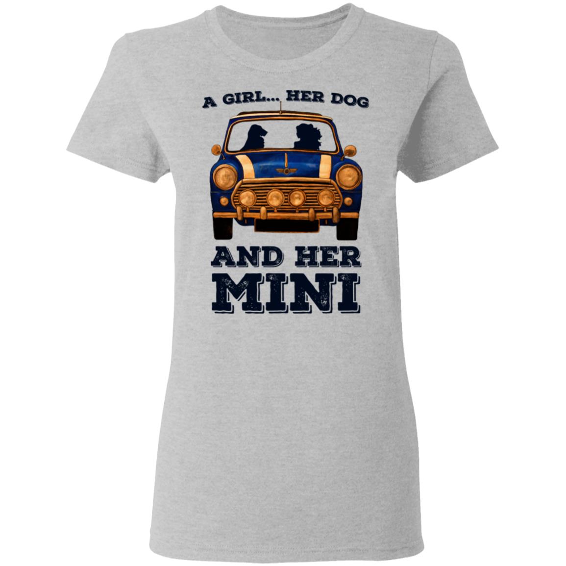 A Girl Her Dog And Her Mini Shirt, Hoodie, Tank