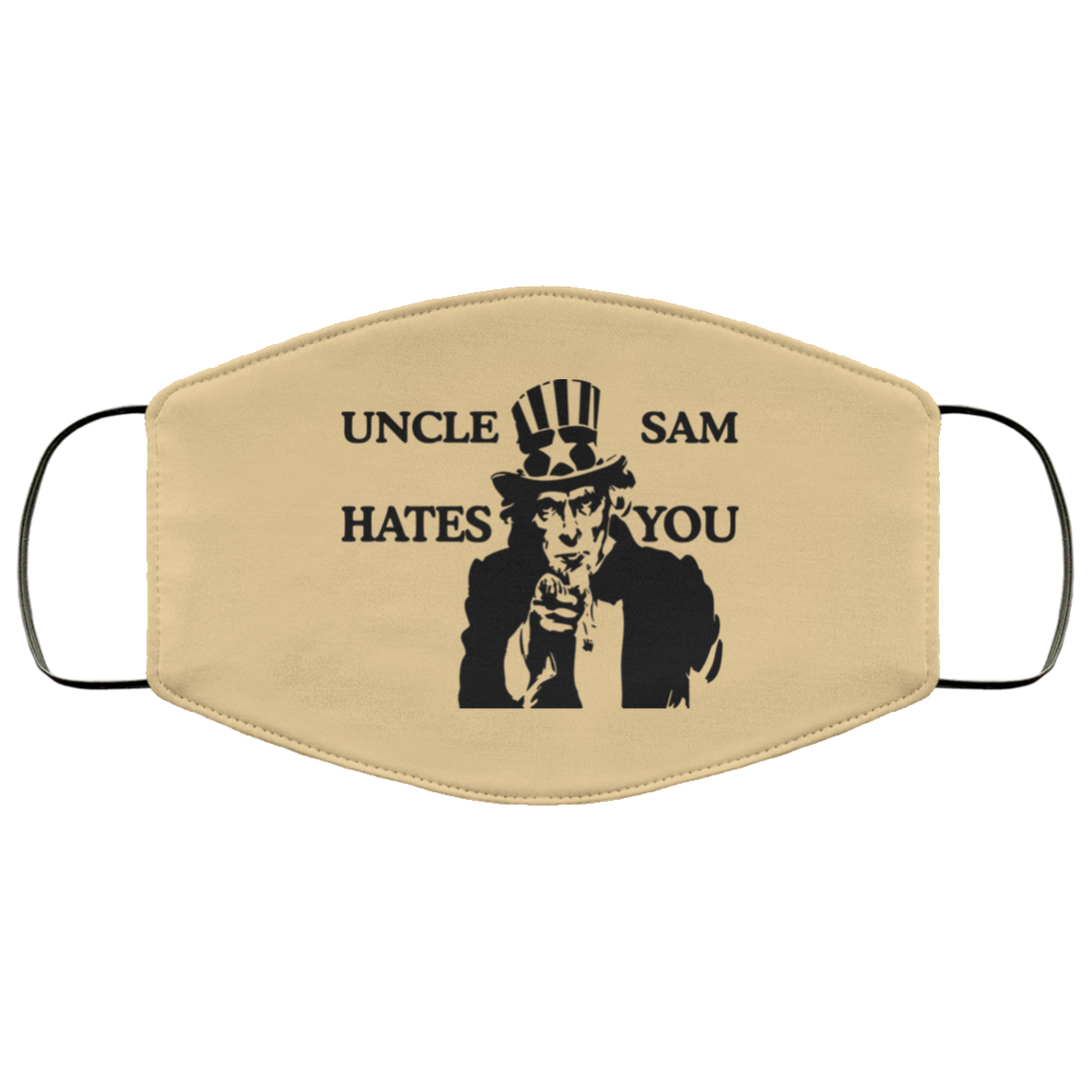Uncle Sam Hates You Face Mask