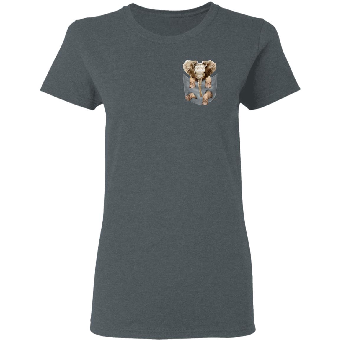 Baby Elephant Inside Pocket Shirt, Hoodie, Tank