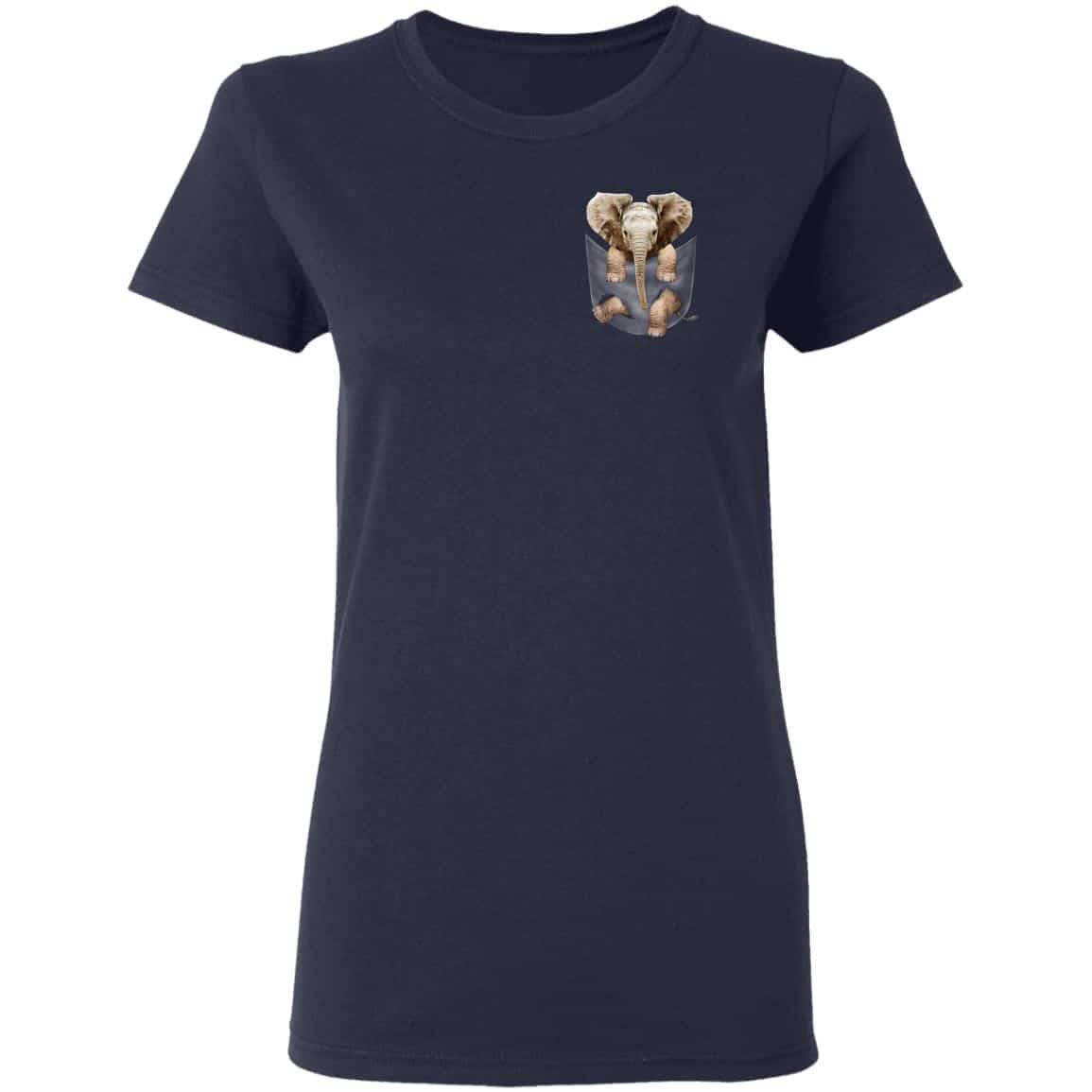 Baby Elephant Inside Pocket Shirt, Hoodie, Tank