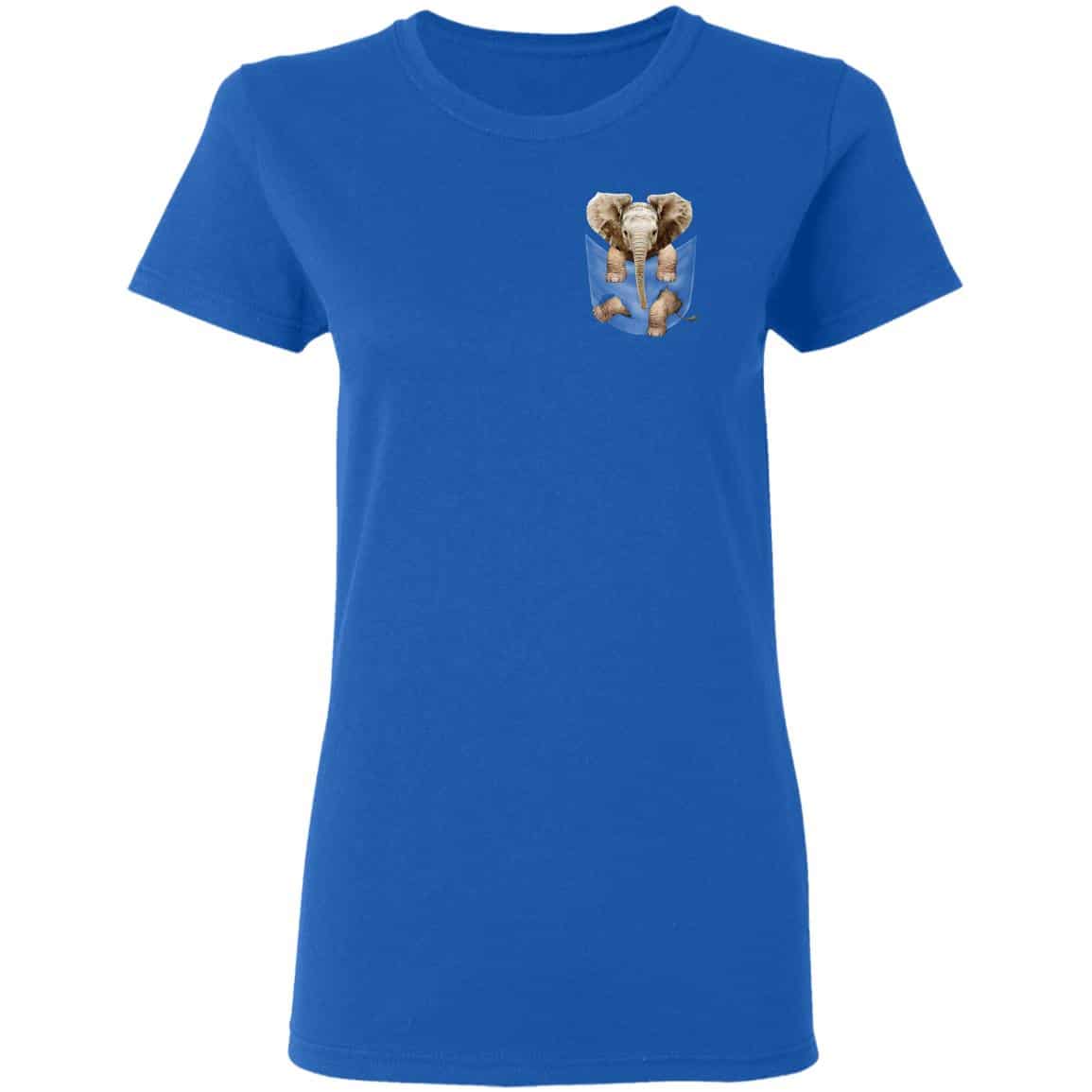 Baby Elephant Inside Pocket Shirt, Hoodie, Tank