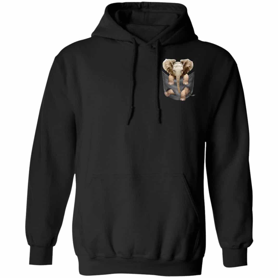 Baby Elephant Inside Pocket Shirt, Hoodie, Tank