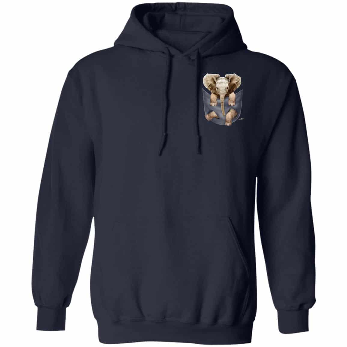 Baby Elephant Inside Pocket Shirt, Hoodie, Tank