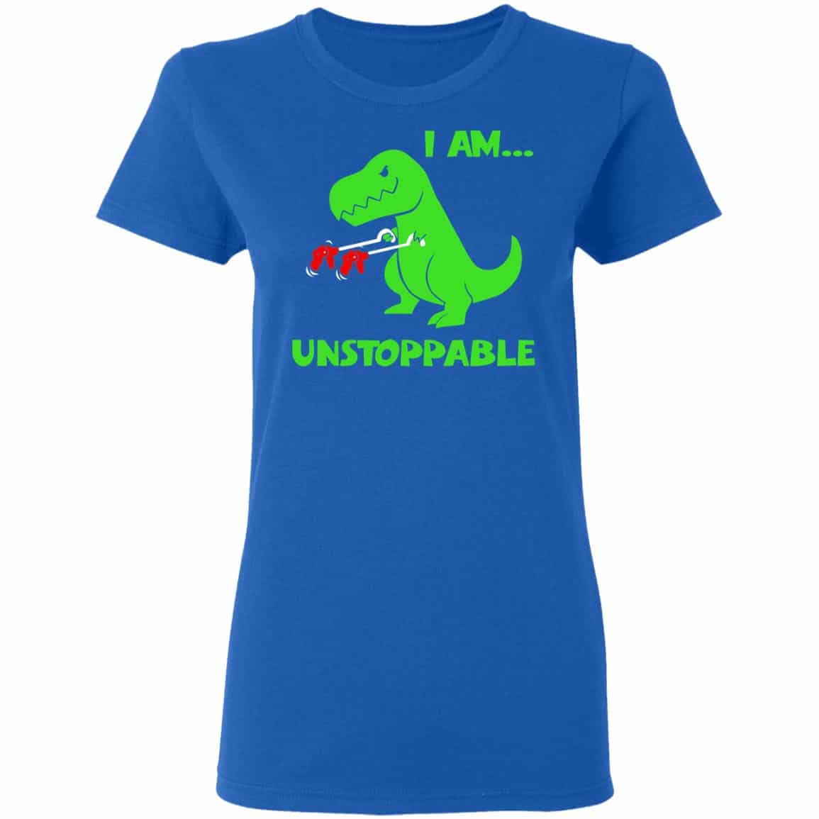 T-rex Dinosaur I Am Unstoppable T-shirt Xmas Shirt, Hoodie, Tank