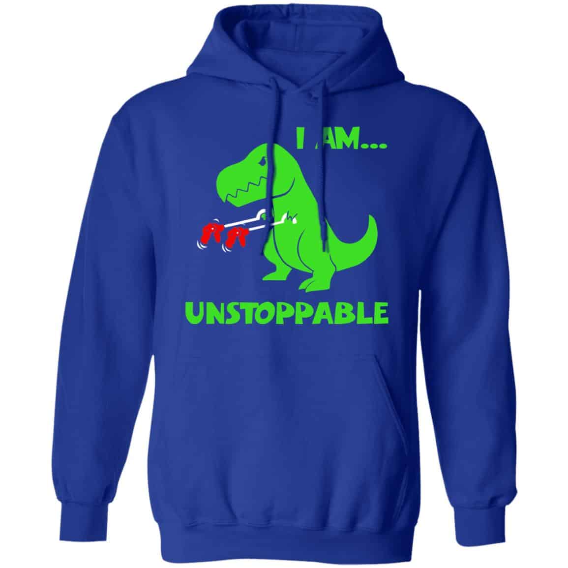 T-rex Dinosaur I Am Unstoppable T-shirt Xmas Shirt, Hoodie, Tank