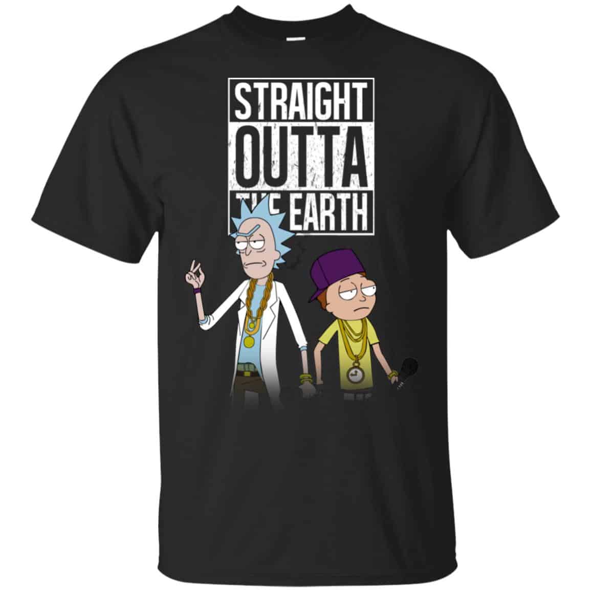 Rick And Morty: Straight Outta The Earth Shirt, Hoodie, Tank