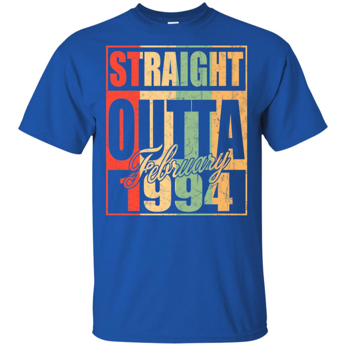 Vintage Straight Outta February 1994 Birthday T-Shirts, Hoodie, Tank