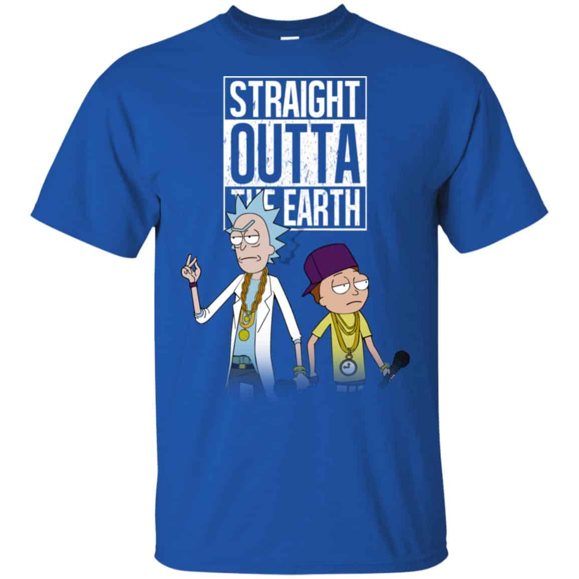 Rick And Morty: Straight Outta The Earth Shirt, Hoodie, Tank