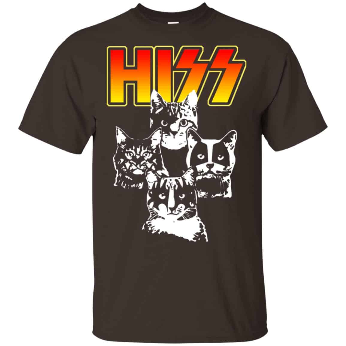 Hiss Kiss Cats Kittens Rocks T-Shirts, Hoodie, Sweater