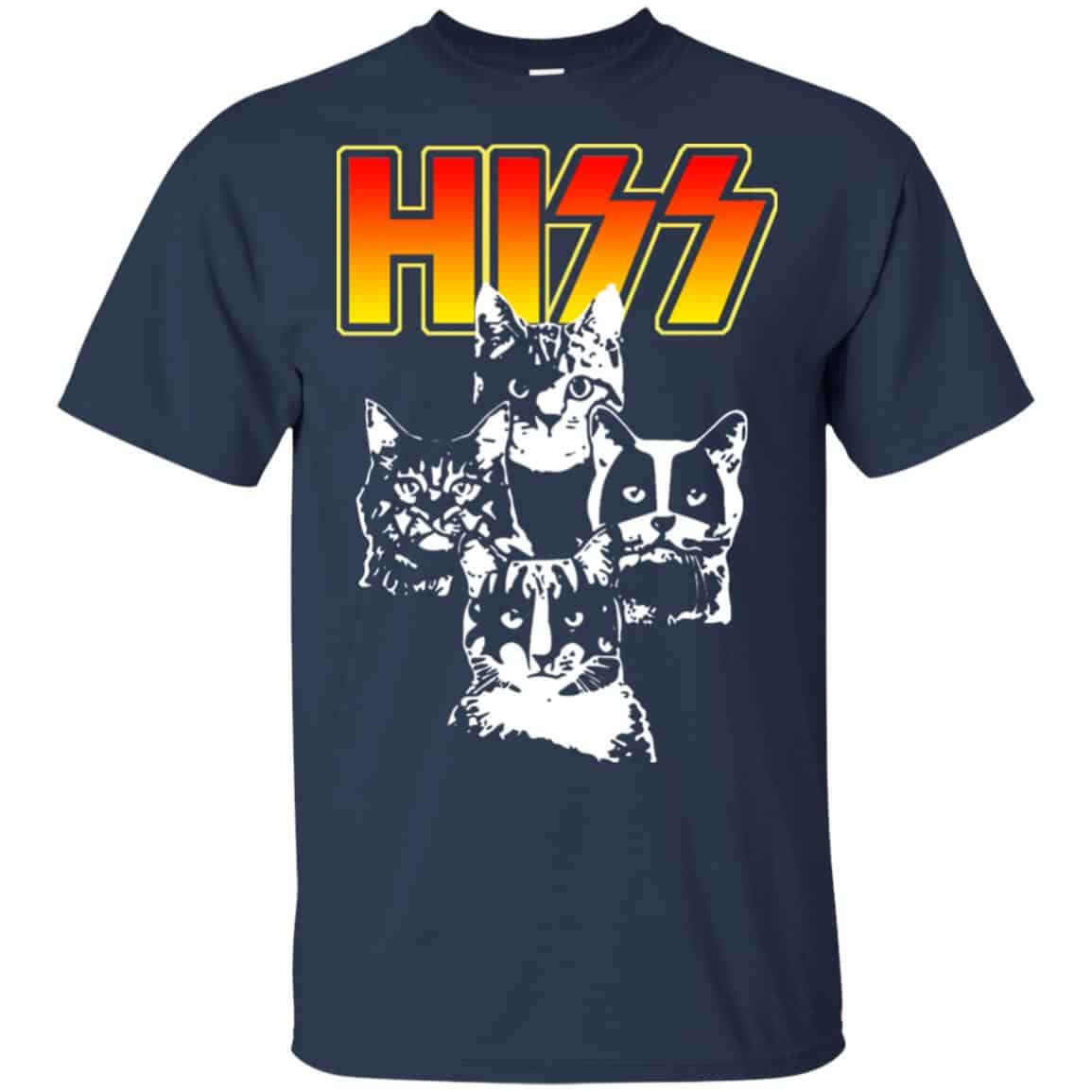 Hiss Kiss Cats Kittens Rocks T-Shirts, Hoodie, Sweater