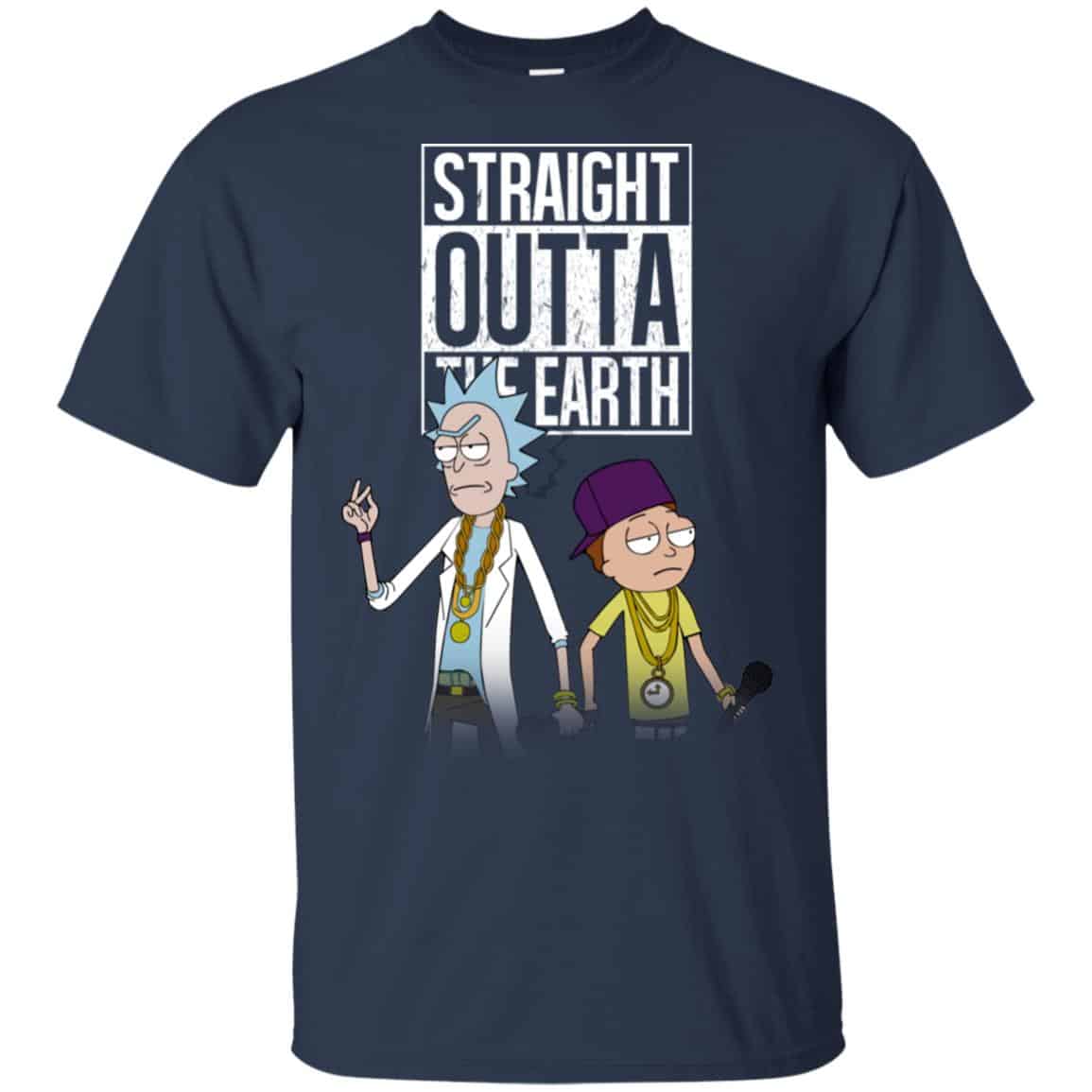 Rick And Morty: Straight Outta The Earth Shirt, Hoodie, Tank